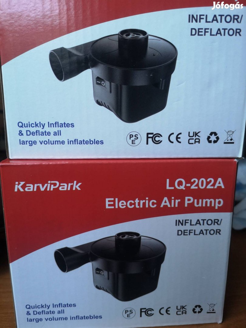 Matrac pumpa új, elektromos hálózati és szivargyújtós