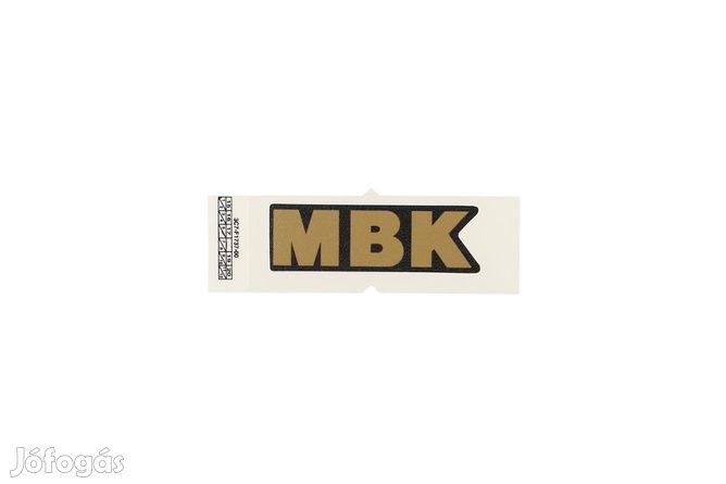 Matrica 72 mm x 23 mm MBK bronz