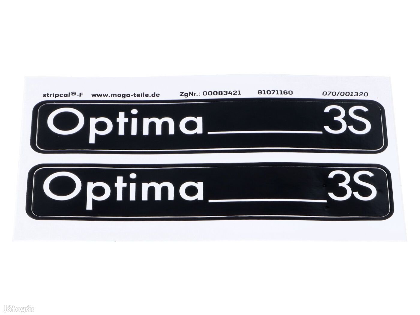 Matrica készlet MOGA 2 darab 105mm x 21mm Hercules Optima 3S-hez