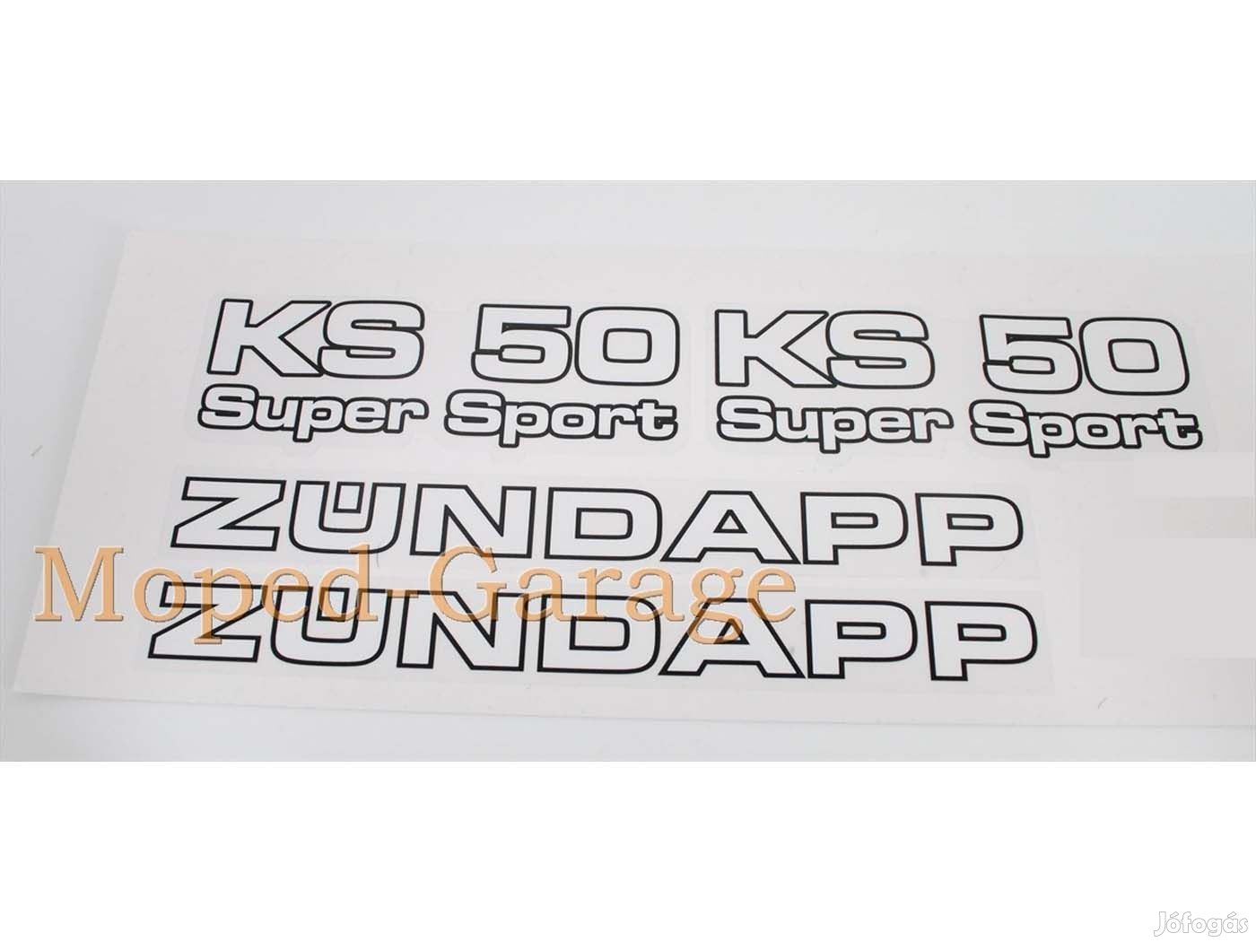 Matrica szett szélesség 215mm magasság 25mm Zündapp KS 50 Super Sport