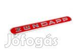 Matricás Zündapp tank hosszúkás piros