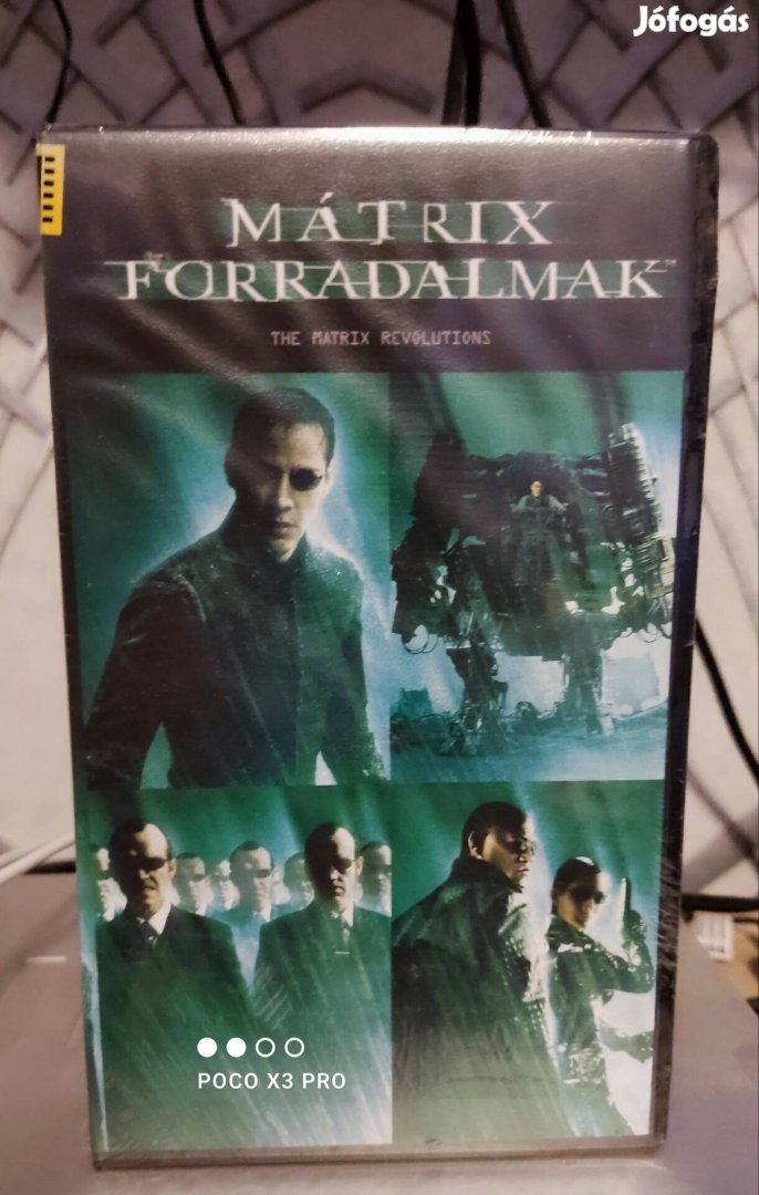 Mátrix Forradalmak Bontatlan VHS