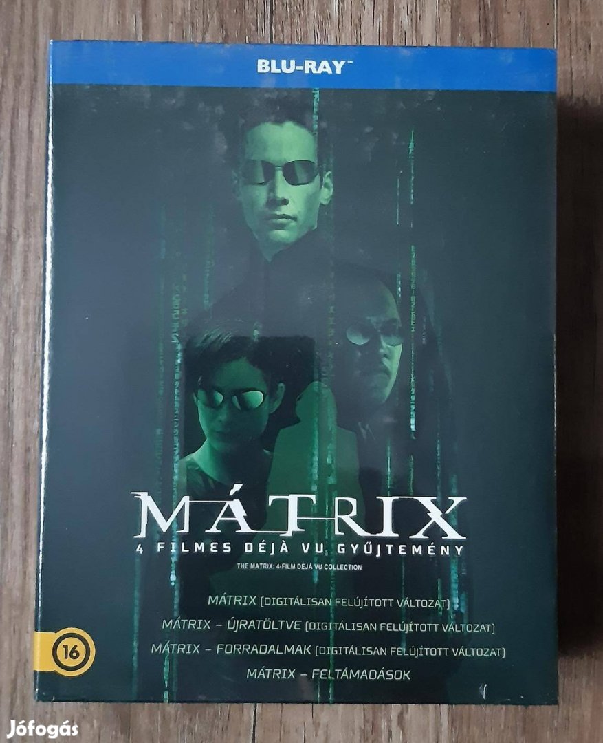 Mátrix "Déjá Vu" 4 filmes gyűjtemény (4 Blu-Ray) (bontatlan)