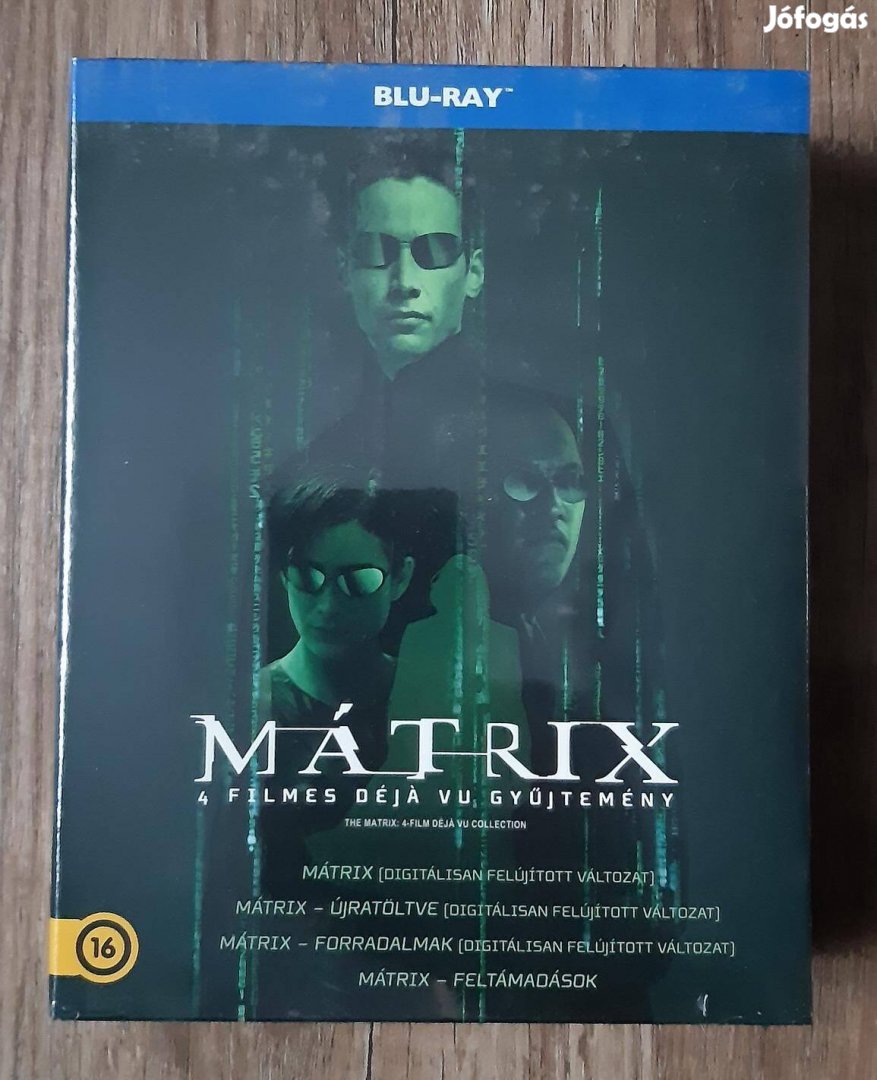 Mátrix "Déjá Vu" 4 filmes gyűjtemény (4 Blu-Ray) (bontatlan)