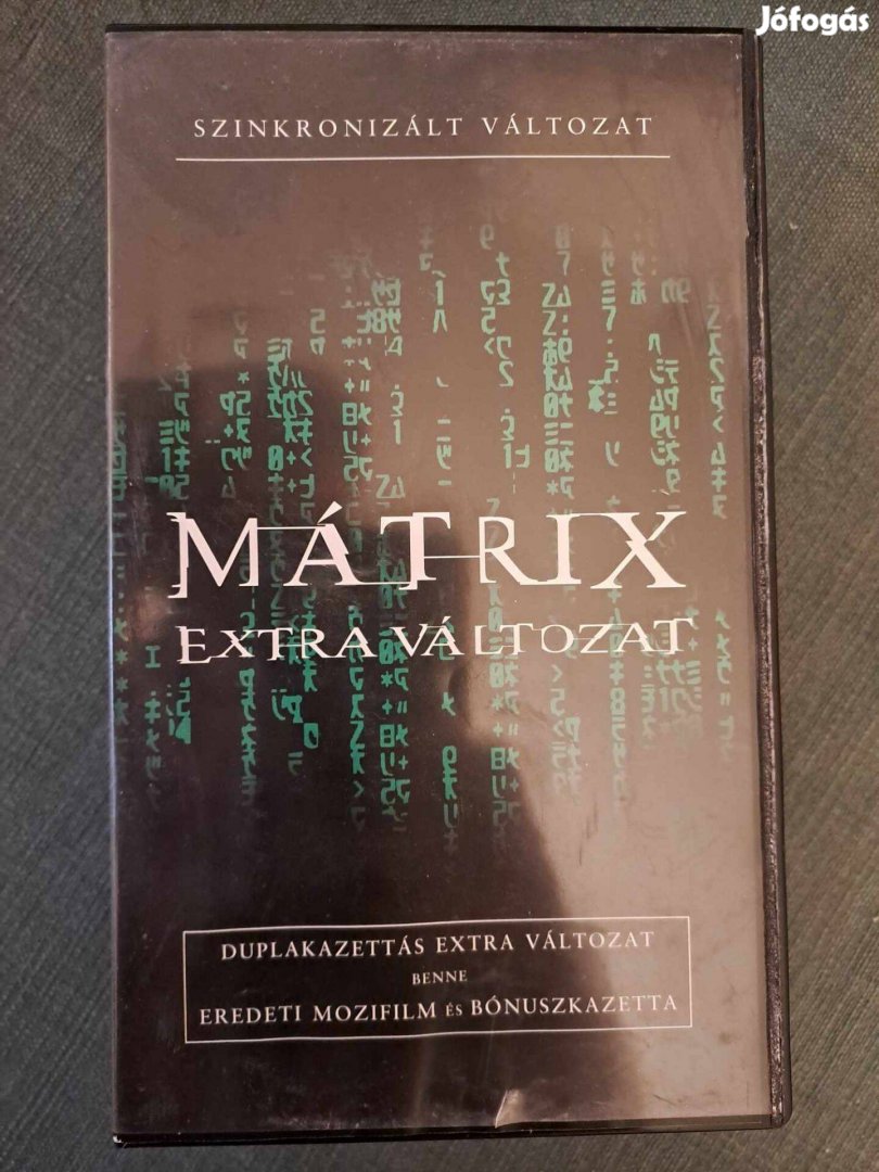 Mátrix - Extra változat VHS - Duplakazettás