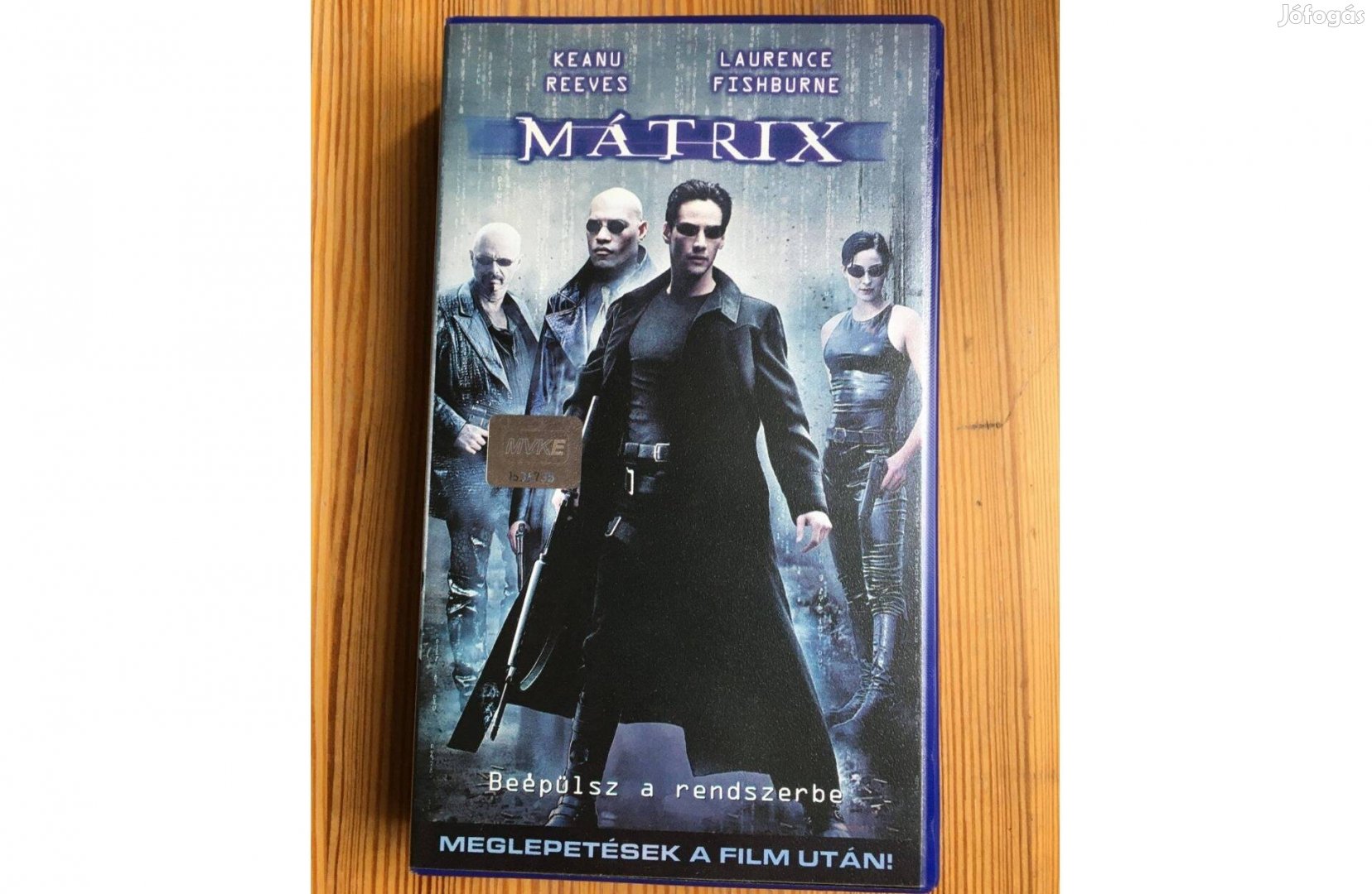 Mátrix c. film gyári műsoros VHS kazettája