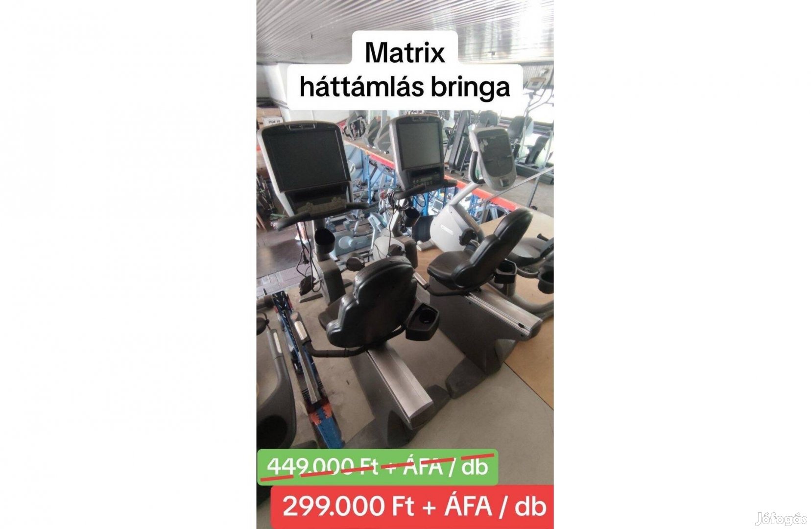 Mátrix háttámlás bringa