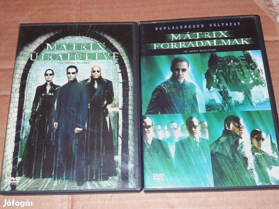 Mátrix újratöltve & Mátrix forradalmak DVD (2003) 2x2DVD Szinkronos