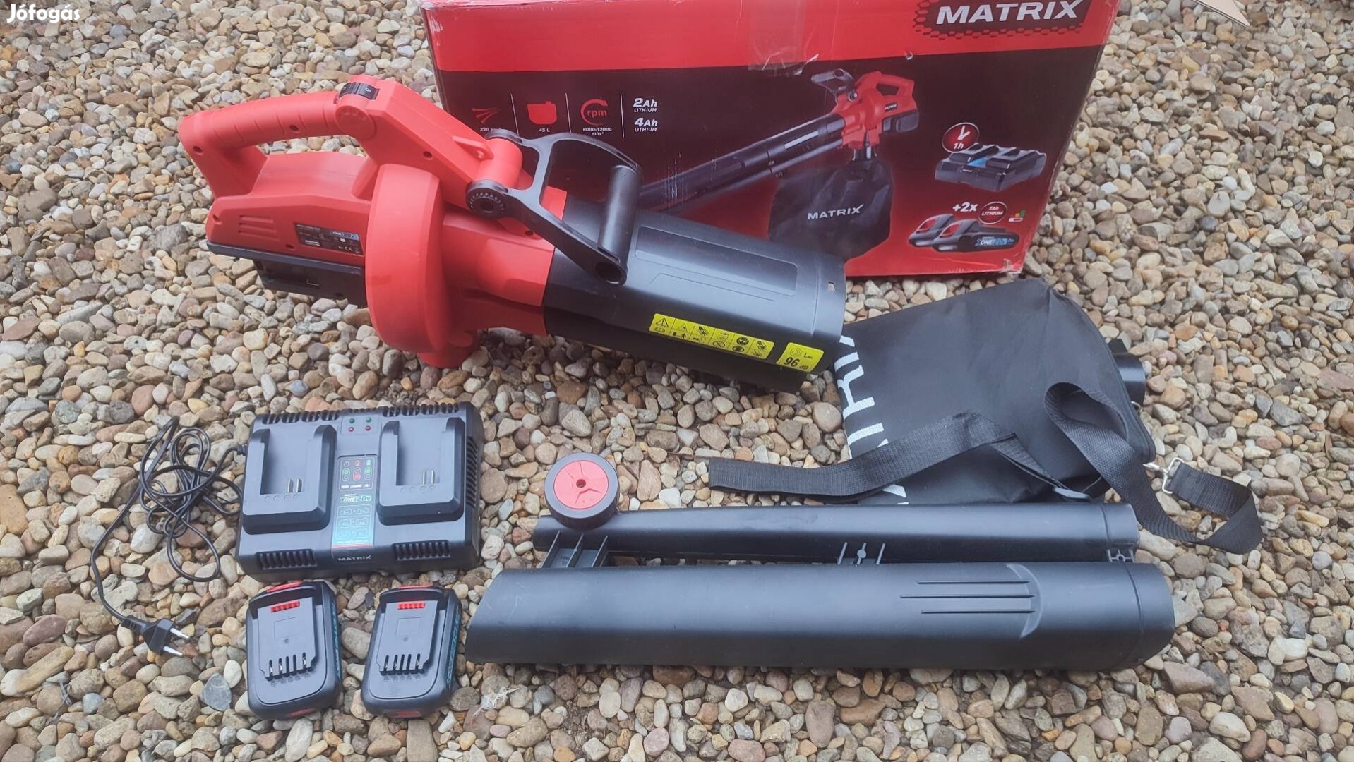 Matrix xone 40v akkus lombfúvó, lombszívó 