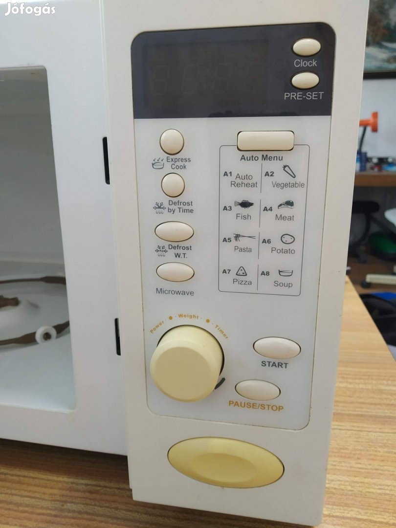 Matsui TS-209WH Mikrohullámú sütő Mikrosütő ventilátor és kezelőegység