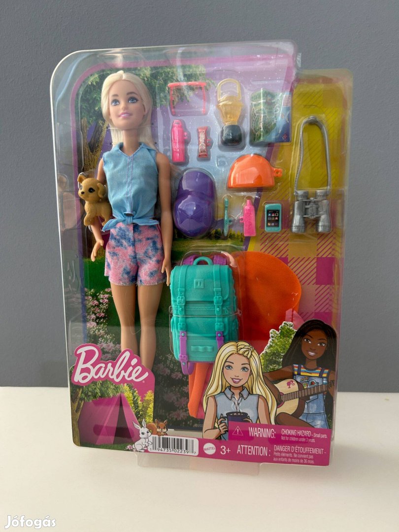 Mattel Barbie Kempingező Malibu figura