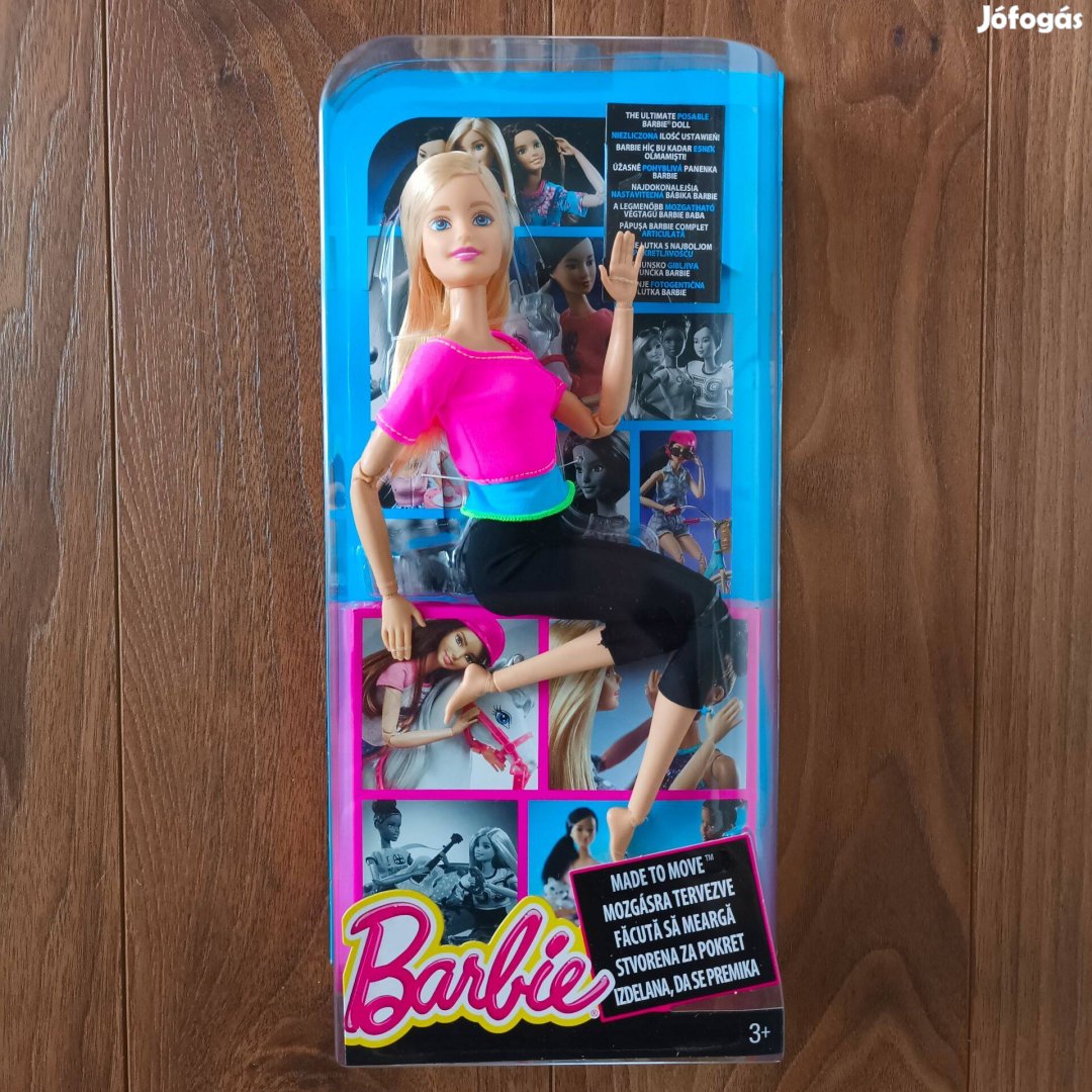 Mattel Barbie Made To Move Jóga Baba Mozgásra Tervezve Hajlékony Lány
