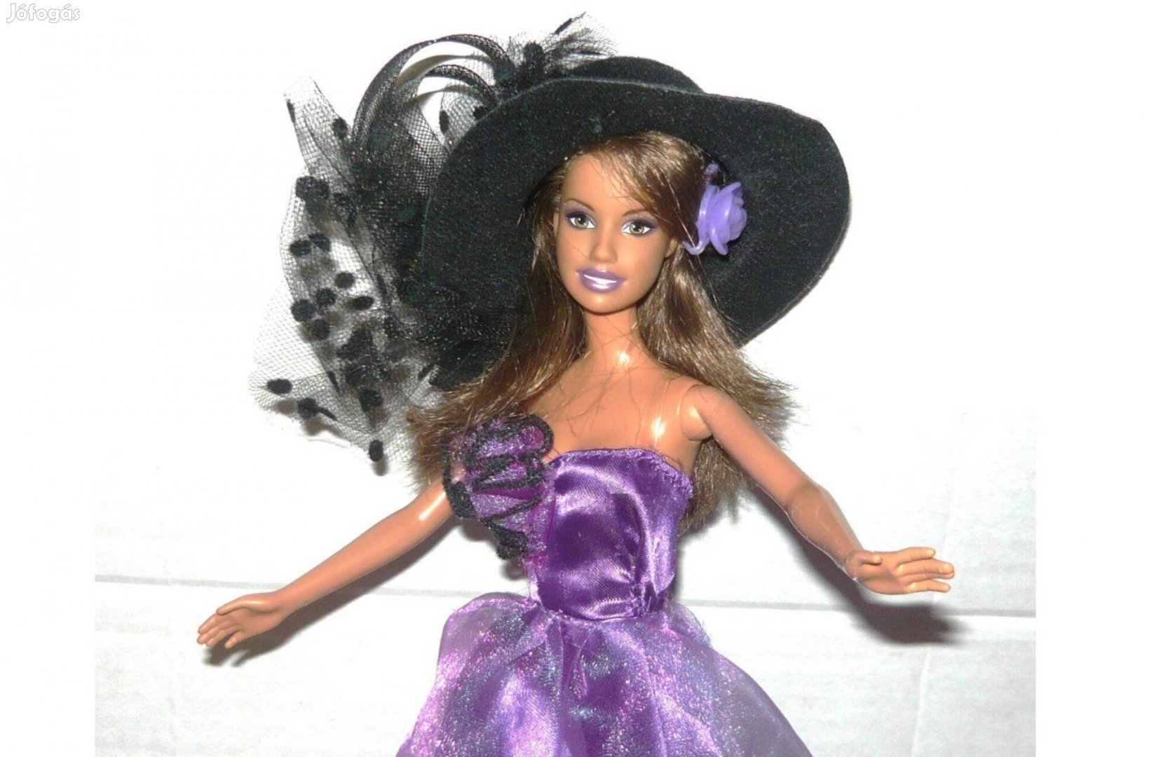 Mattel Barbie baba lila ruhában - 2006/ 1999