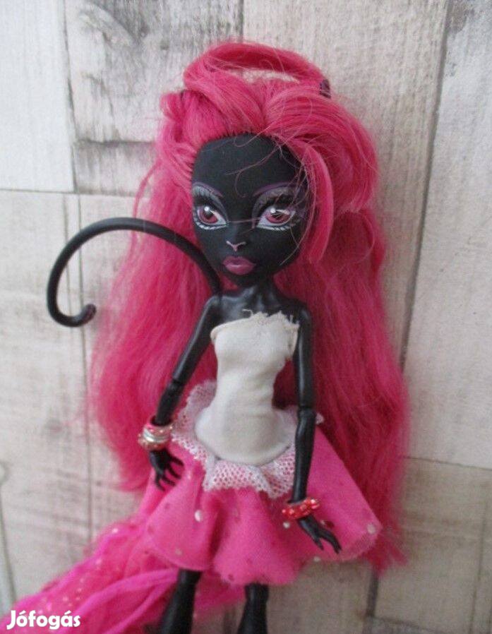 Mattel Monster high baba fekete macska Catty Noir