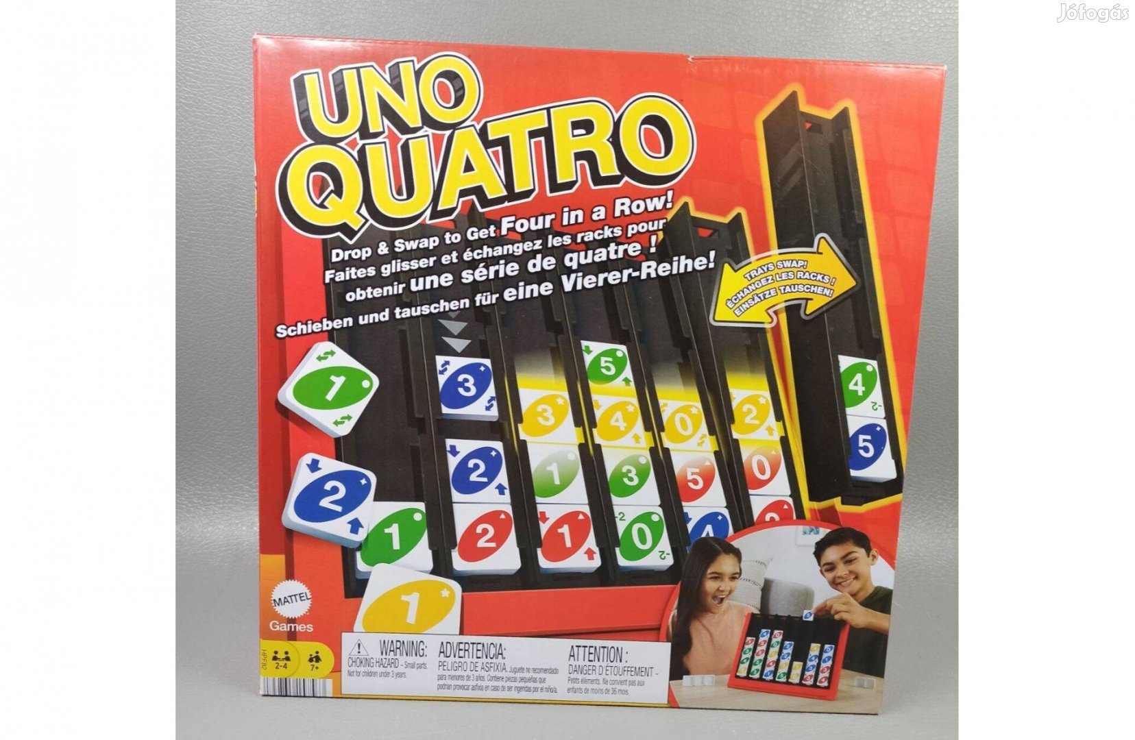 Mattel Uno Quatro kártyajáték (HPF82, bontatlan)