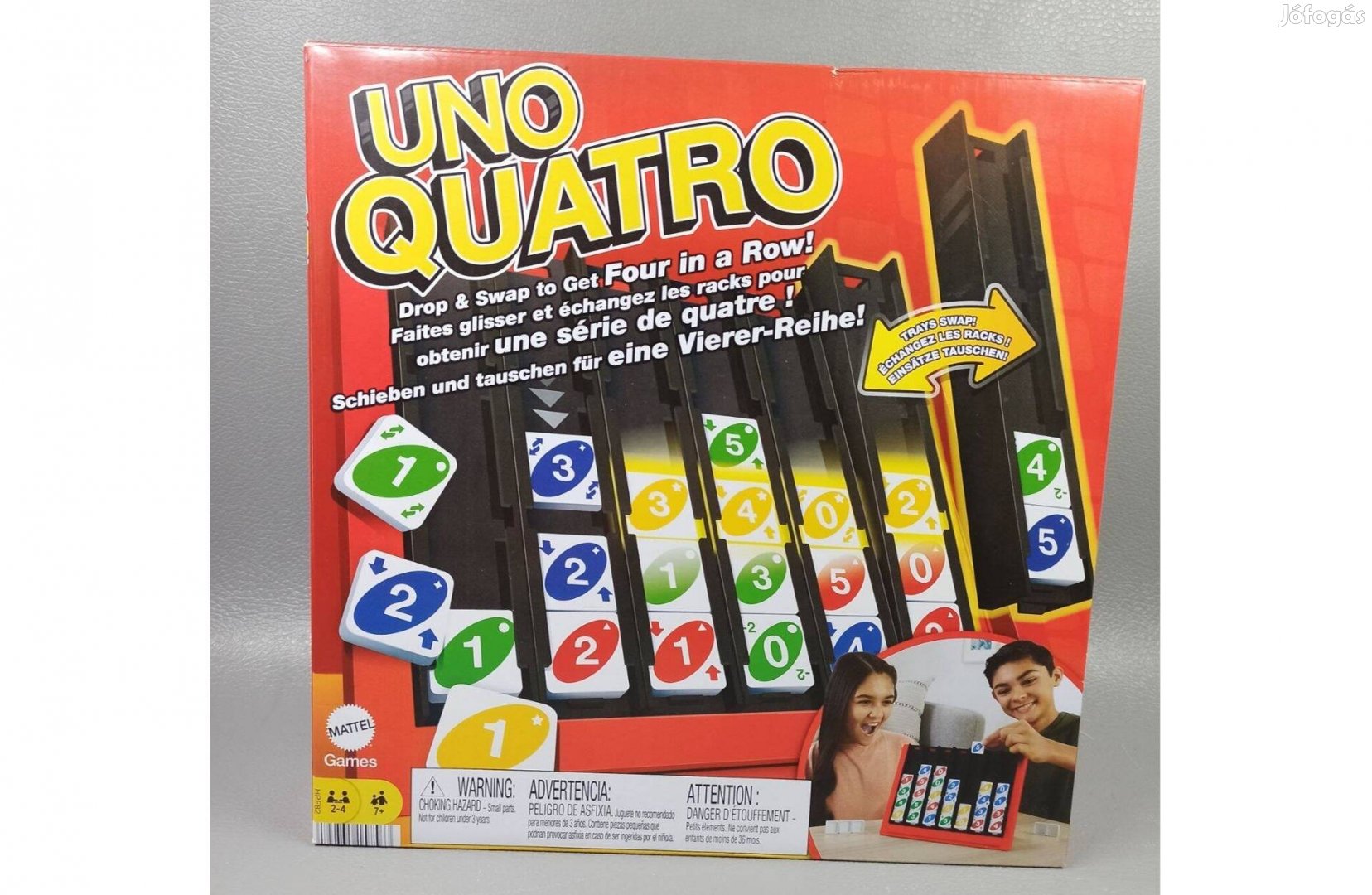 Mattel Uno Quatro kártyajáték (HPF82, bontatlan)