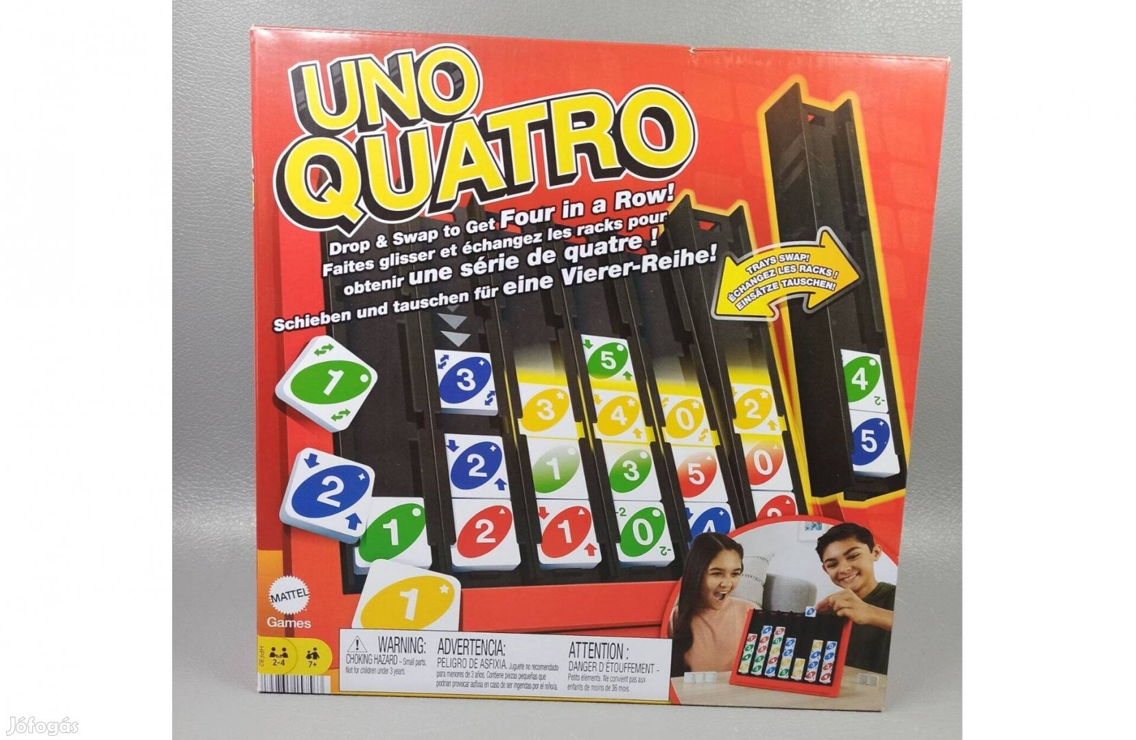 Mattel Uno Quatro kártyajáték (HPF82, bontatlan)