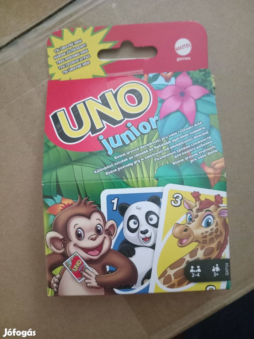 Mattel Uno junior kártyajáték