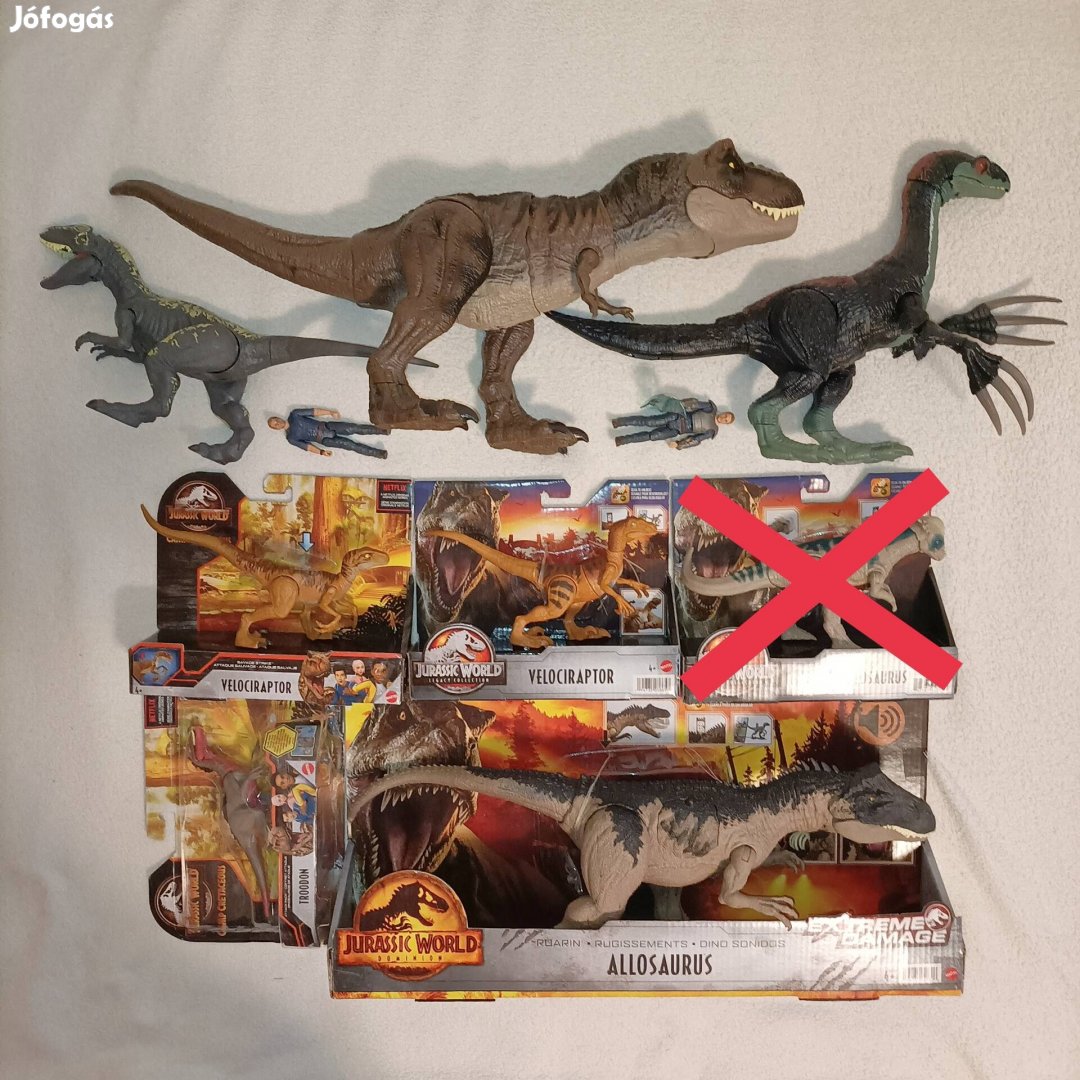 Mattel jurassic world dinoszaurusz dínó figurák