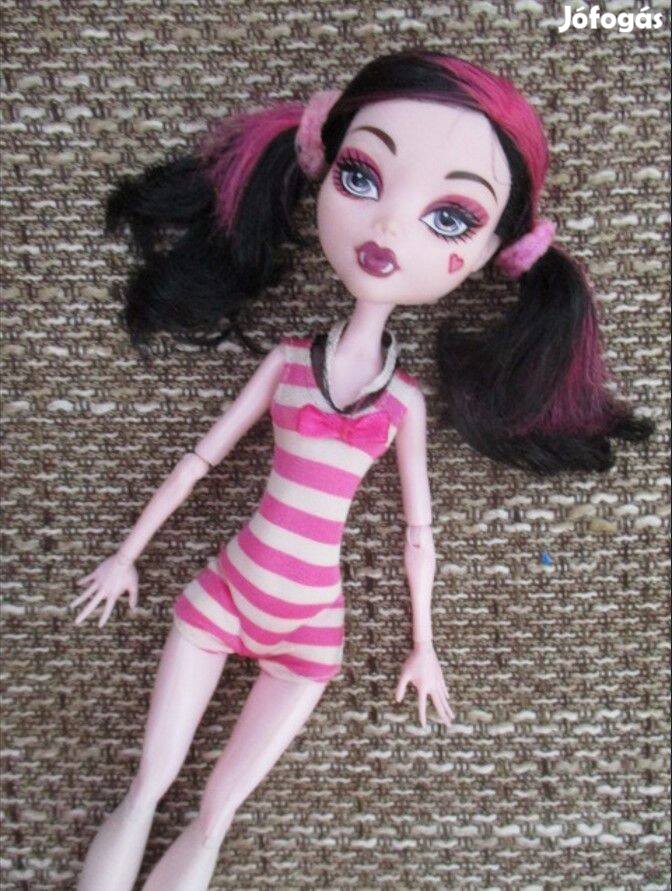 Mattel monster high draculaura baba csíkos ruhában