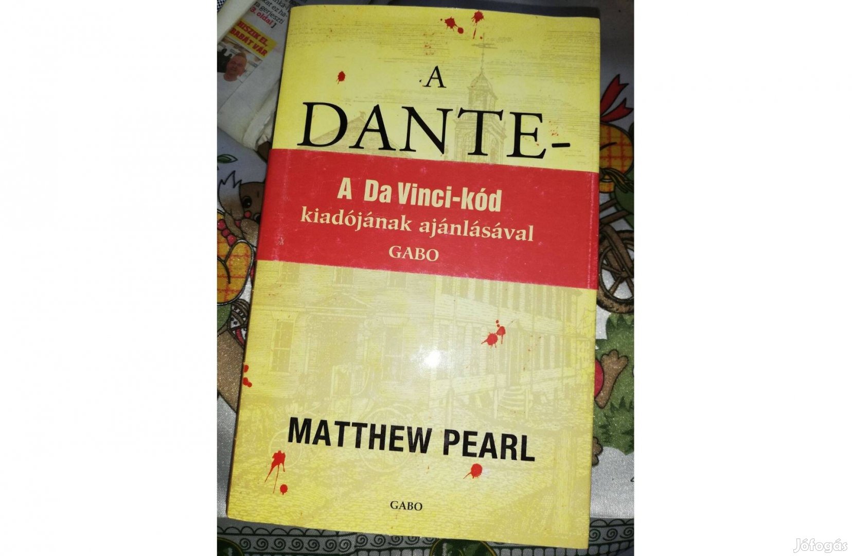 Matthex Pearl - A Dante c. könyv 1000 forint