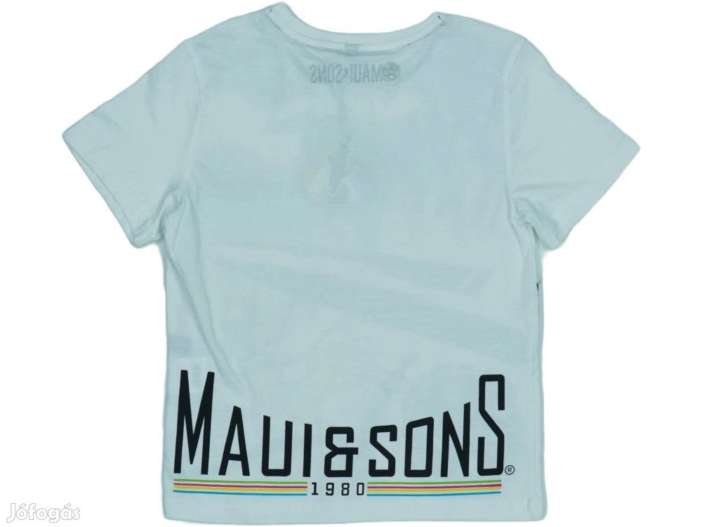 Maui&Sons Új (címkés) Fiú Póló (Méret: 134)
