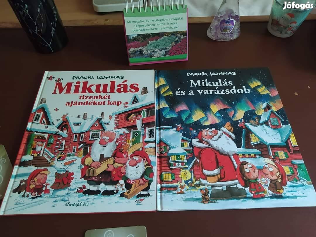 Mauri Kunnas Mikulás mesekönyvek 