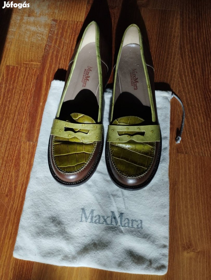 Max Mara loafer bőr cipő 