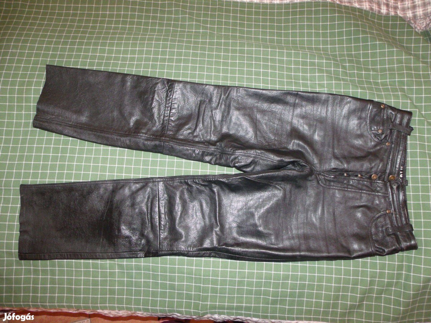Max&Mary gombos bőrnadrág motorosoknak 29-es méret, derék 74cm