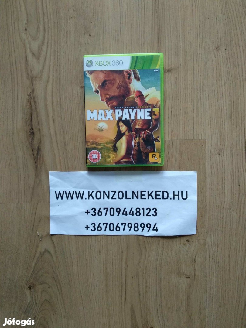 Max Payne 3 Xbox One Kompatibilis Xbox 360 játék