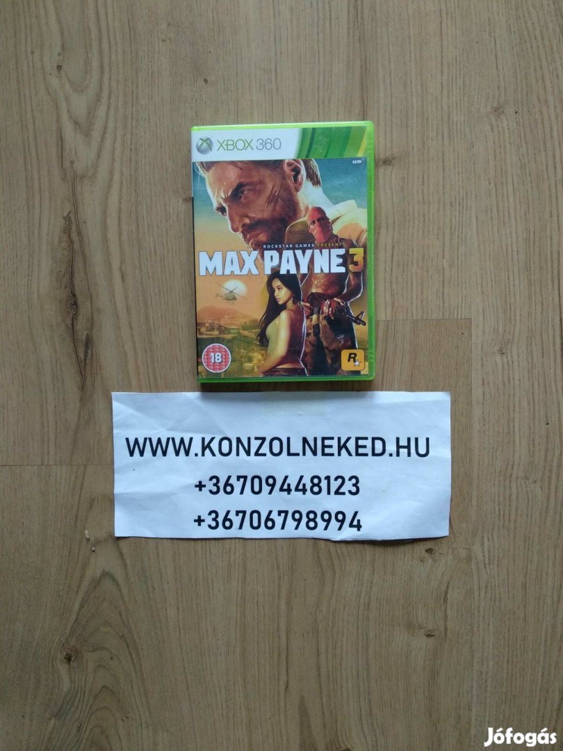 Max Payne 3 Xbox One Kompatibilis Xbox 360 játék