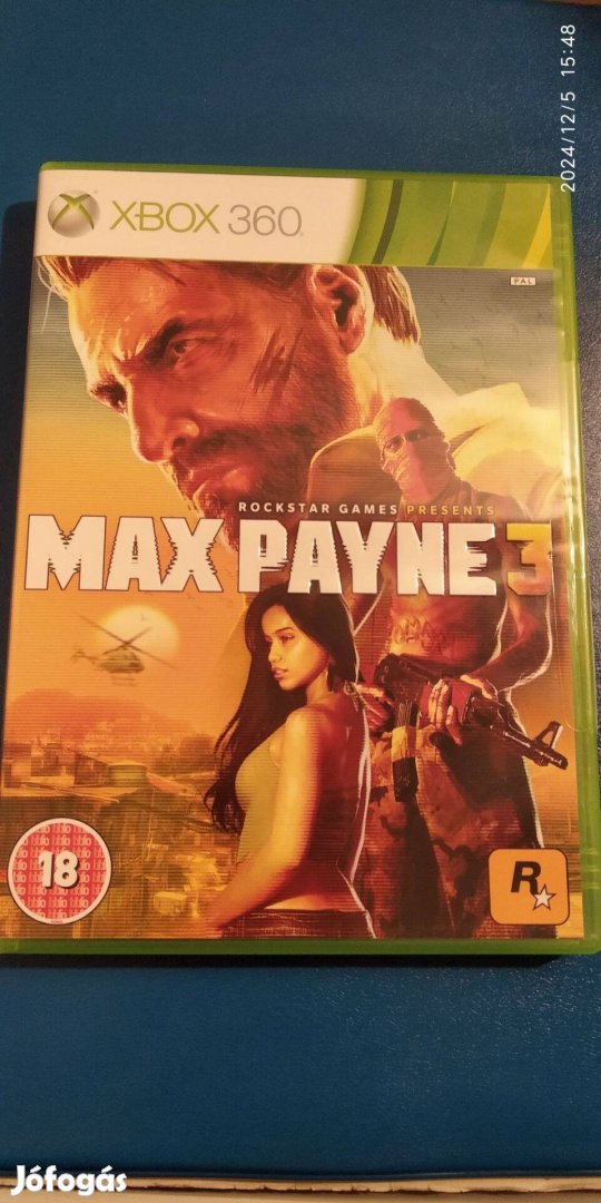 Max Payne 3 dupla Xbox lemez