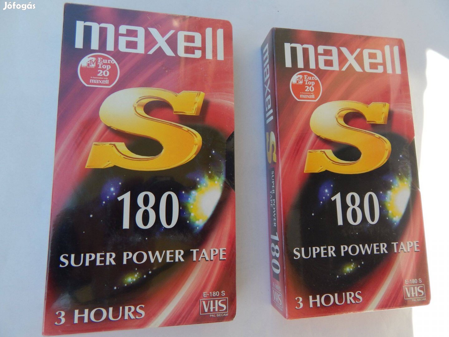 Maxell 180 perces VHS kazetták 2-es szettben Bontatlan Új