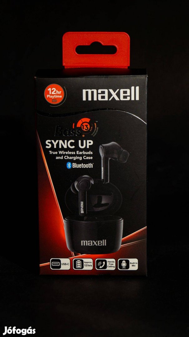 Maxell Bass13 SYNC UP TWS vezeték nélküli fülhallgató