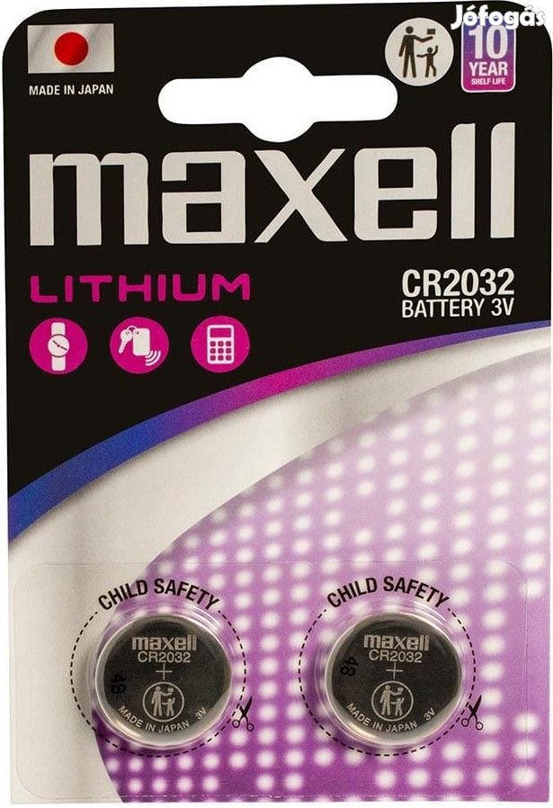 Maxell CR2032 3V-os 2 db-os elem