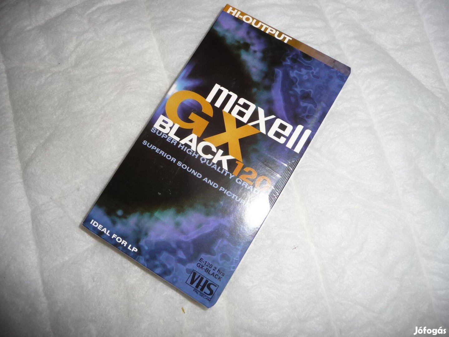 Maxell Gx Black Eredeti Új VHS Videó Kazetta