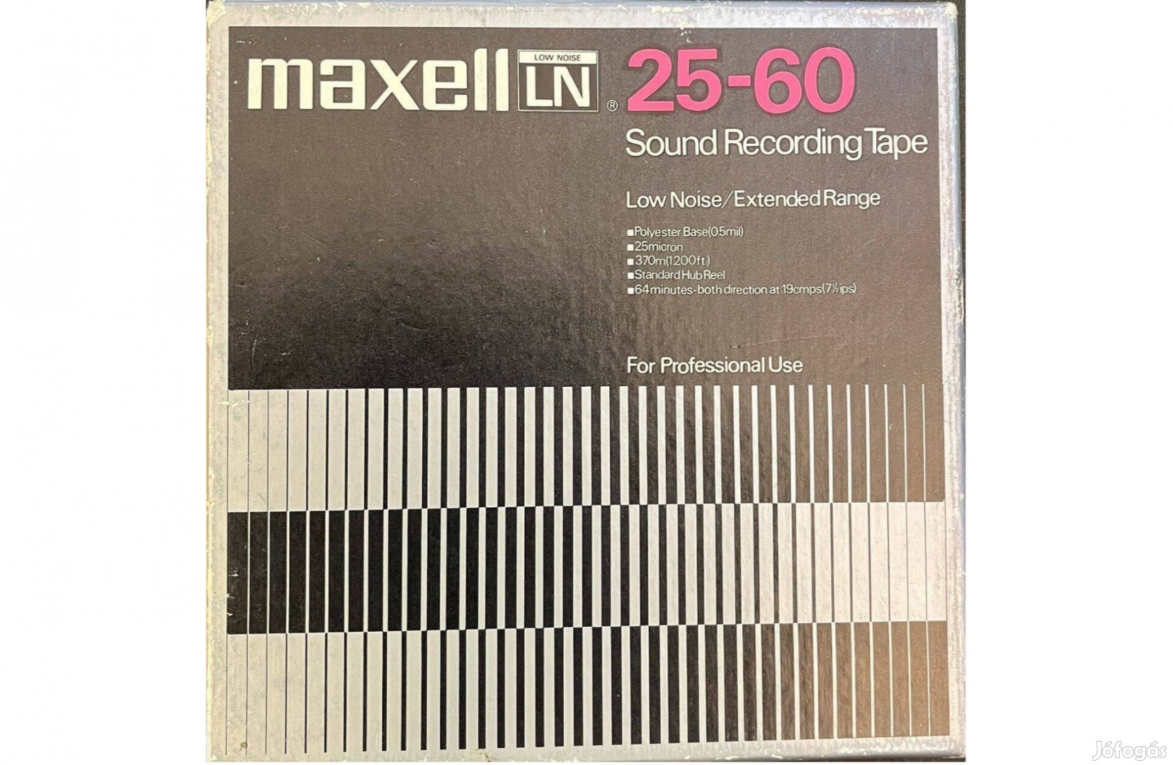 Maxell LN 25-60 magnószalag magnetofon orsós szalag