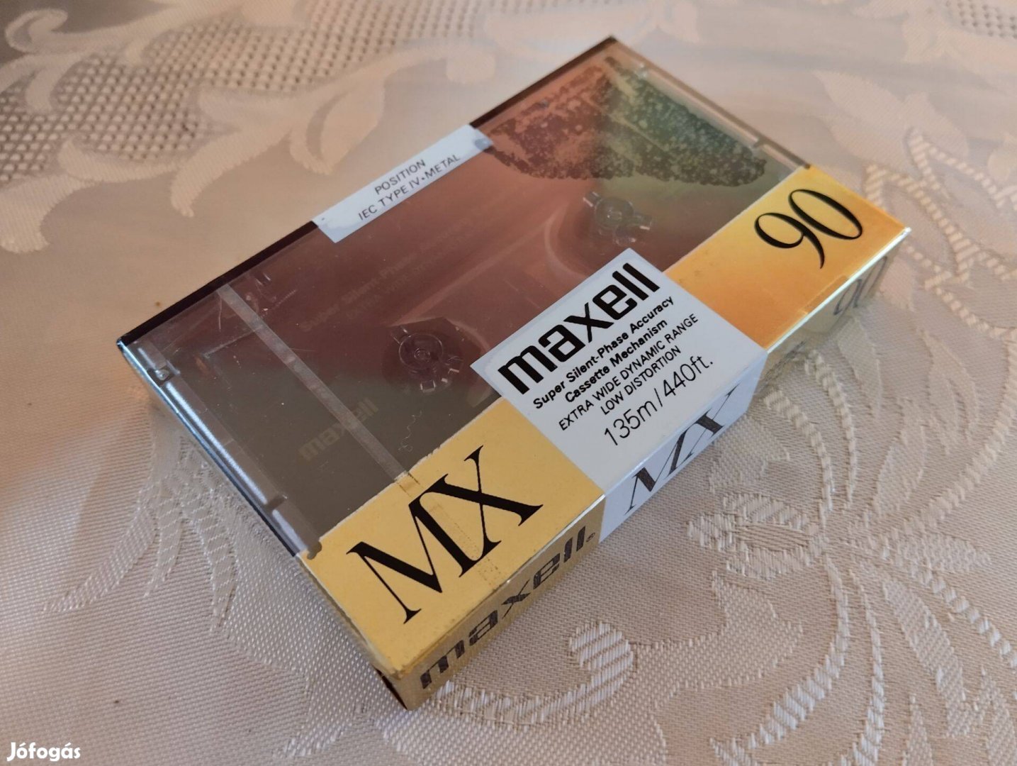 Maxell MX 90 metal kazetta bontatlan csomagolásban