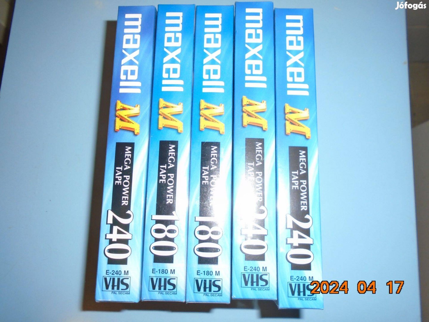 Maxell M bontatlan VHS kazetta 5 db. egyben