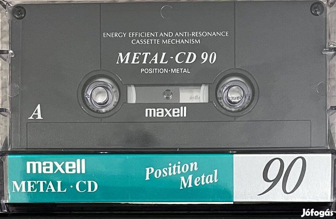 Maxell Metal-CD90 vadonatúj, bontott kazetta