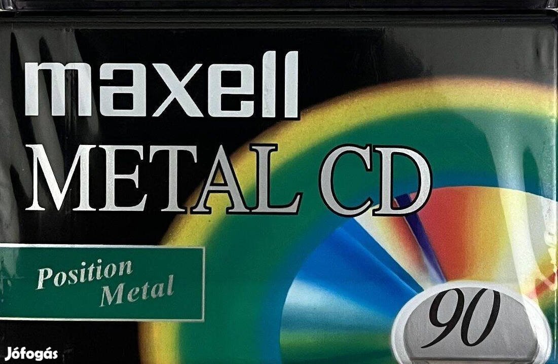 Maxell Metal-CD90 vadonatúj, fóliás kazetta