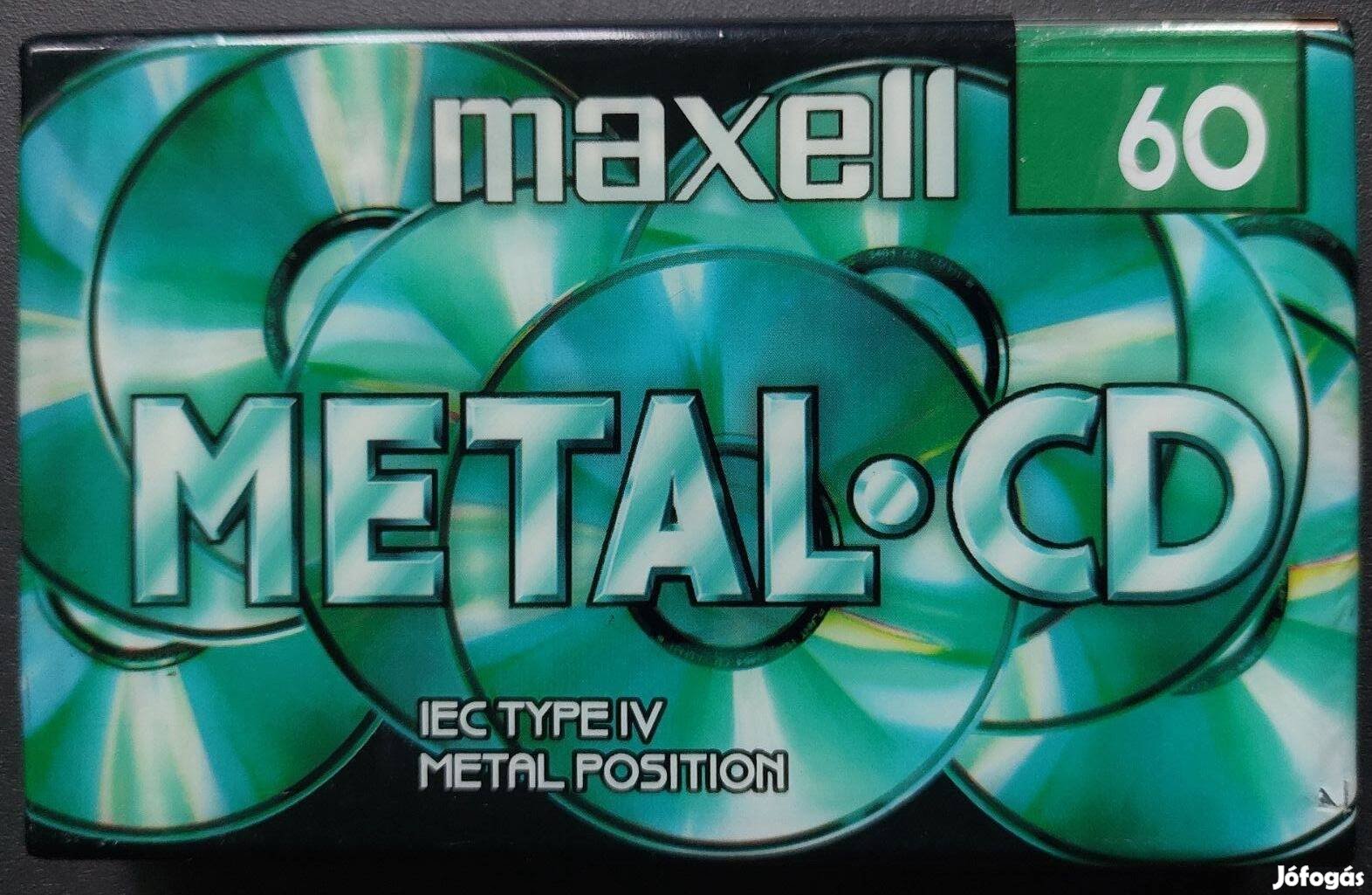 Maxell Metal CD 60 Kazettás MAGNÓ Kazetta Bontatlan Gyári Csomagolás