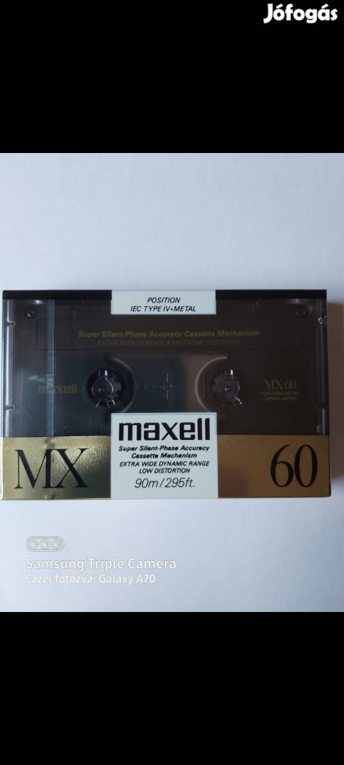 Maxell Mx-60 új metál kazetta eladó 