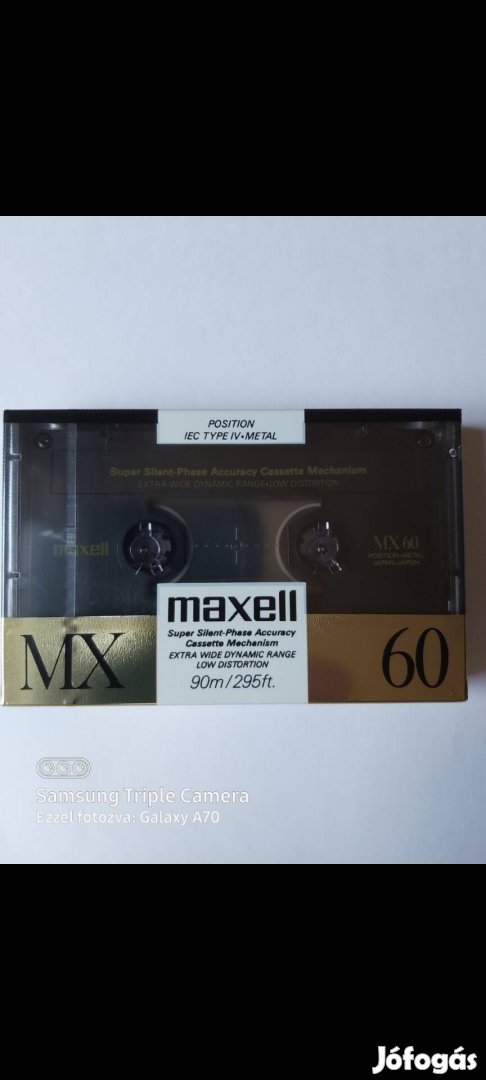 Maxell Mx-60 új metál kazetta eladó 