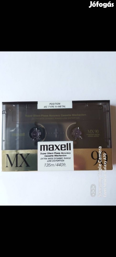 Maxell Mx-90 új metál kazetta eladó 