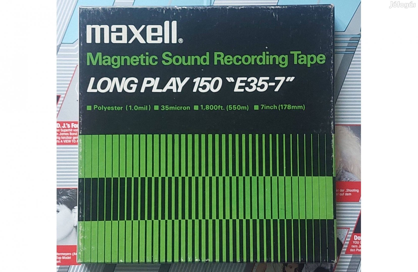 Maxell Orsós Magnószalag 18-cm Maxell Orsós MAGNÓ Szalag