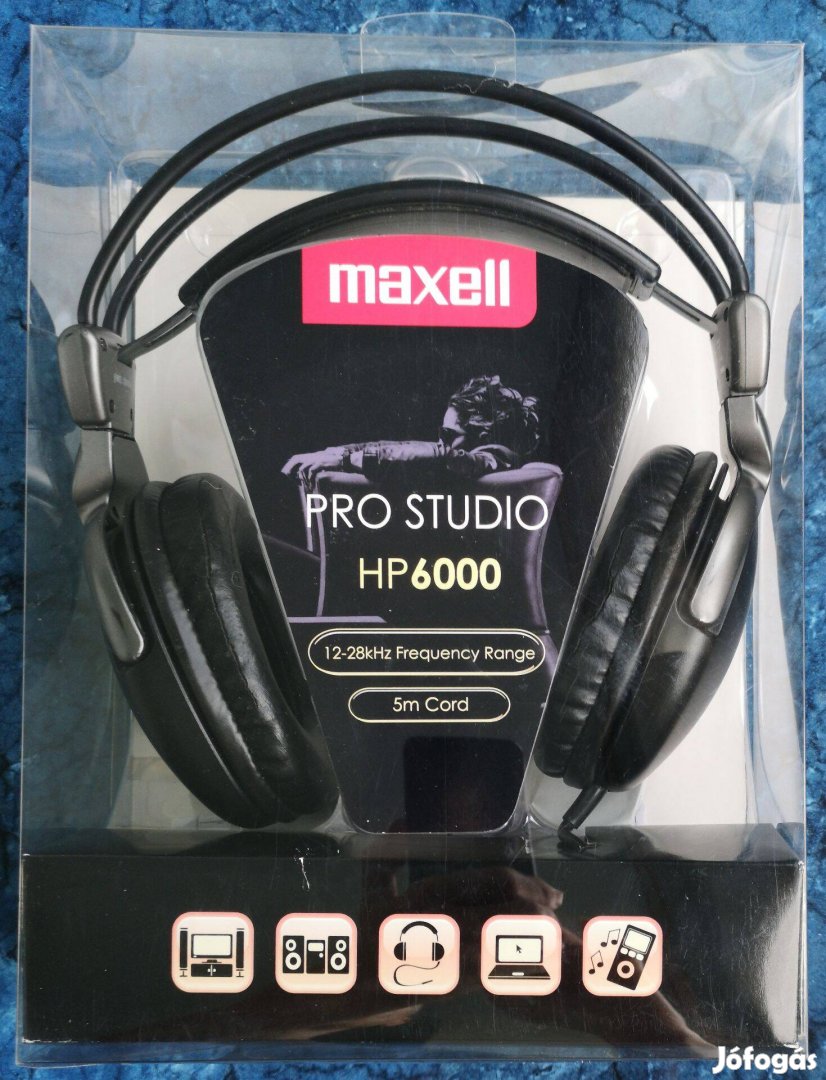 Maxell Pro Studio HP6000 fejhallgató