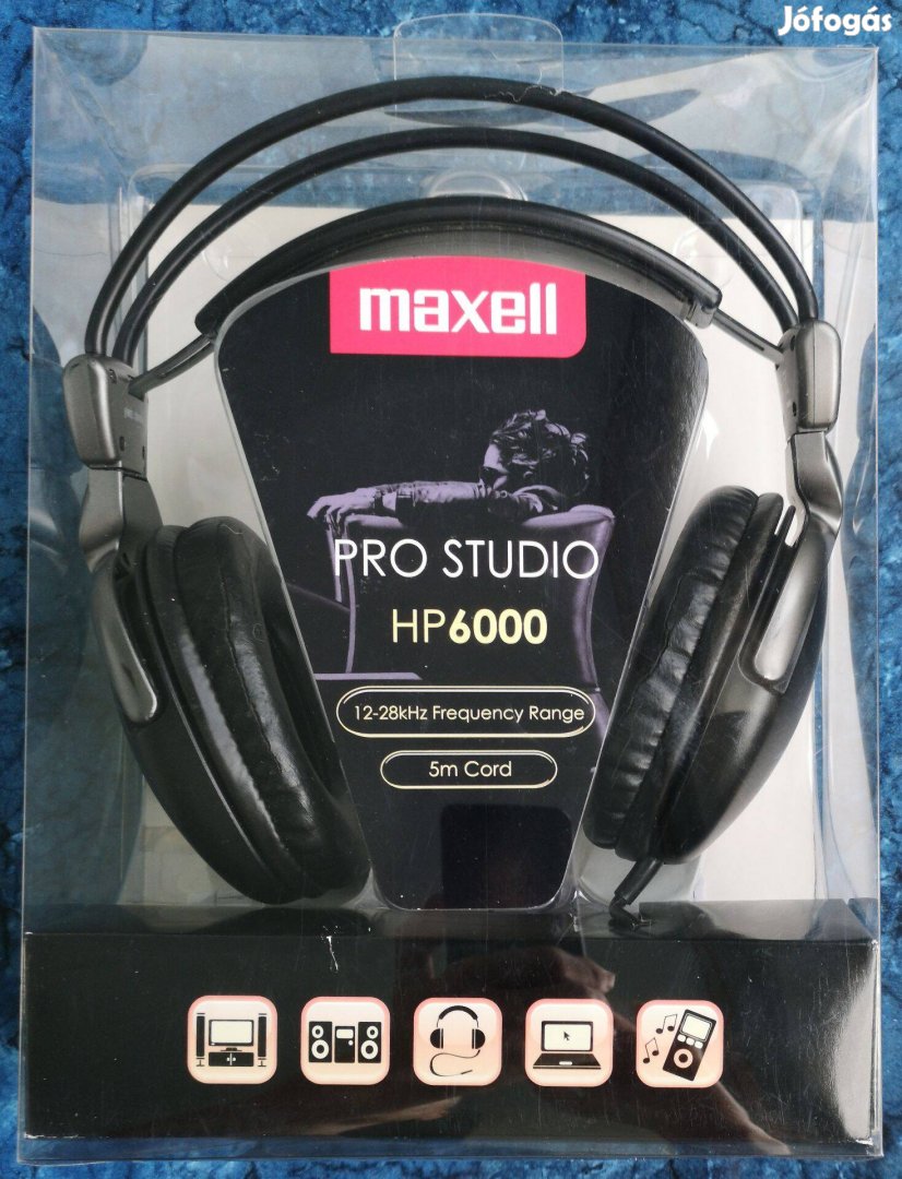 Maxell Pro Studio HP6000 fejhallgató