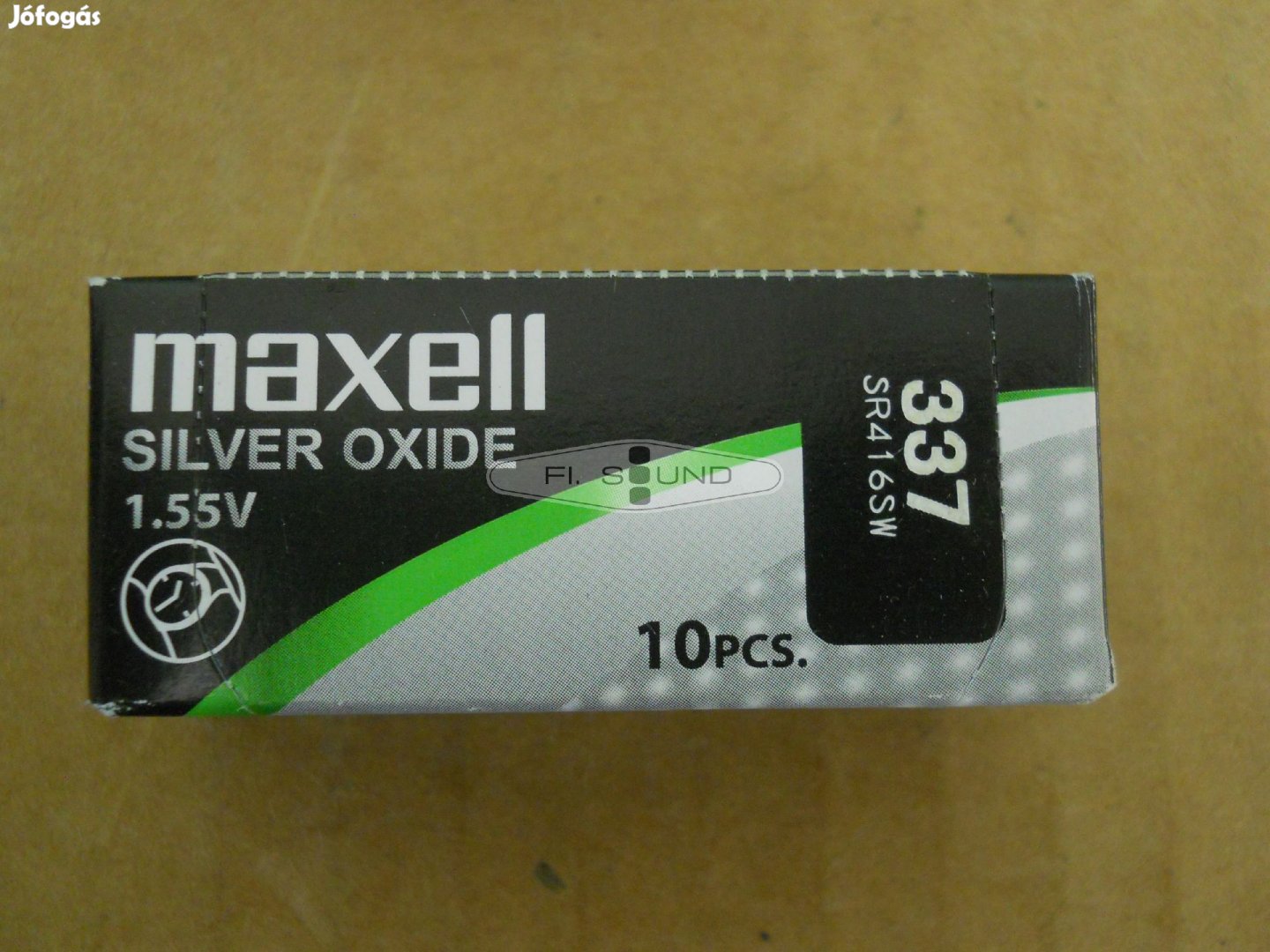 Maxell Silver oxide SR 416 SW 1, 55 V-s, gombelemek. 40 db