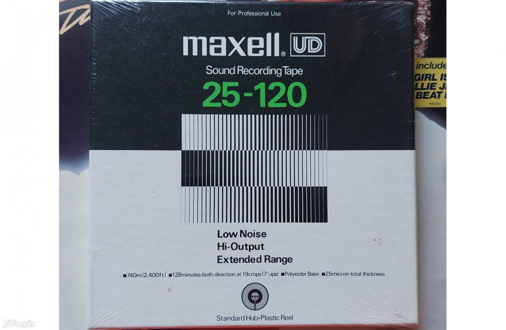 Maxell UD 25-120 740m (2400ft) Orsós Magnószalag Maxell MAGNÓ Szalag